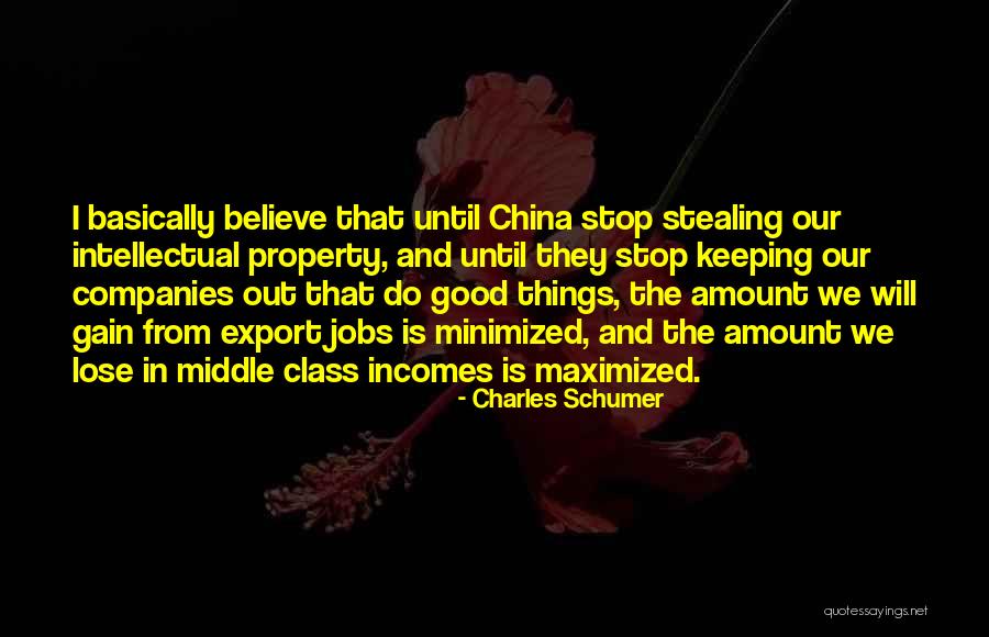 China Quotes By Charles Schumer