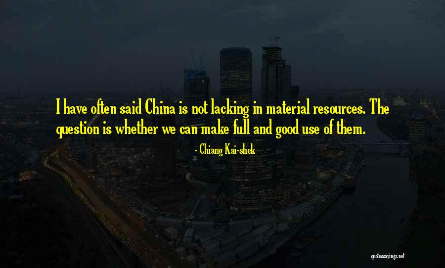 China Quotes By Chiang Kai-shek