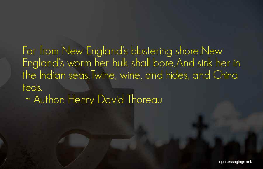 China Seas Quotes By Henry David Thoreau