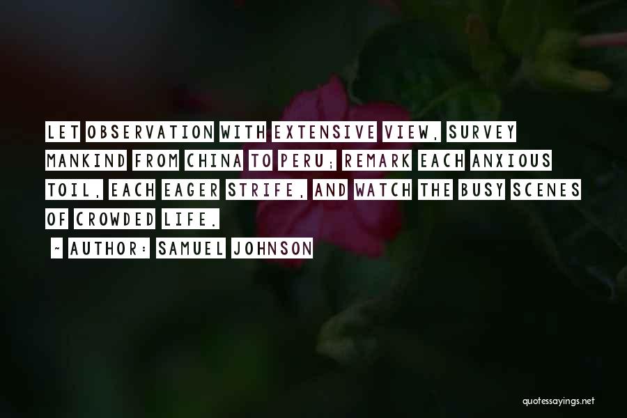 China Travel Quotes By Samuel Johnson
