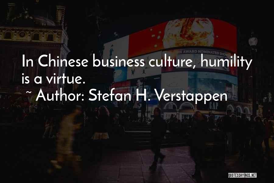 China's Culture Quotes By Stefan H. Verstappen