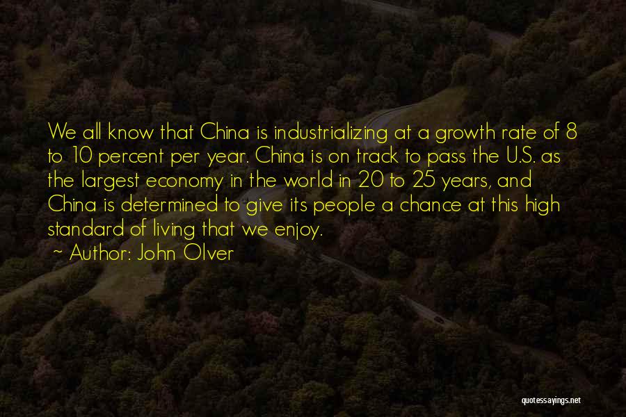 China's Economy Quotes By John Olver