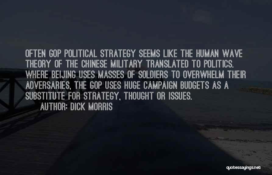 Chinese Military Quotes By Dick Morris