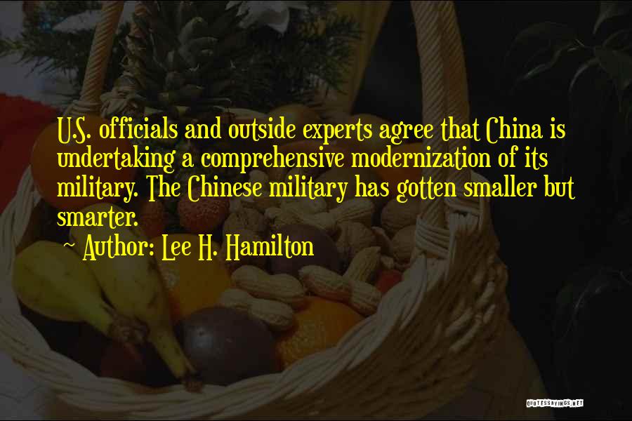 Chinese Military Quotes By Lee H. Hamilton