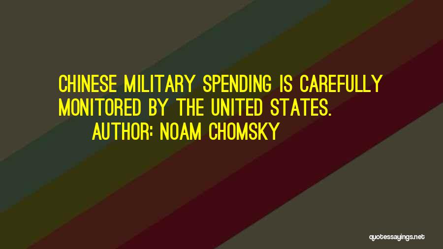 Chinese Military Quotes By Noam Chomsky