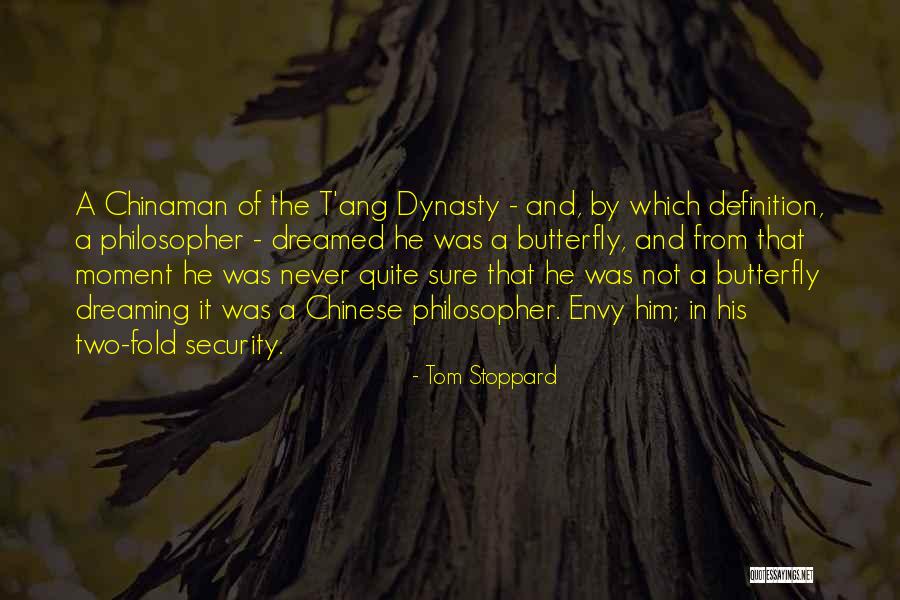 Chinese Philosopher Quotes By Tom Stoppard Chinese Philosopher Quotes By Tom Stoppard