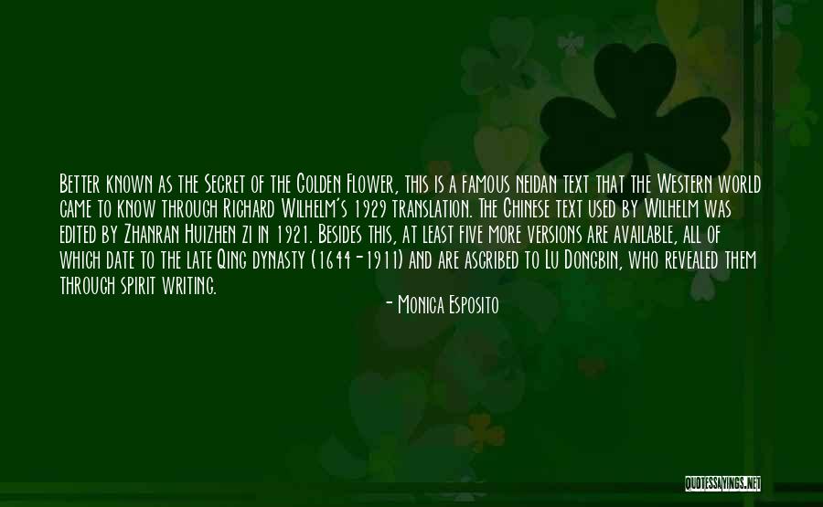 Chinese Writing Quotes By Monica Esposito Chinese Writing Quotes By Monica Esposito