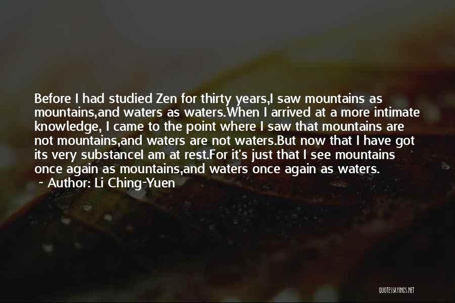 Ching Quotes By Li Ching-Yuen