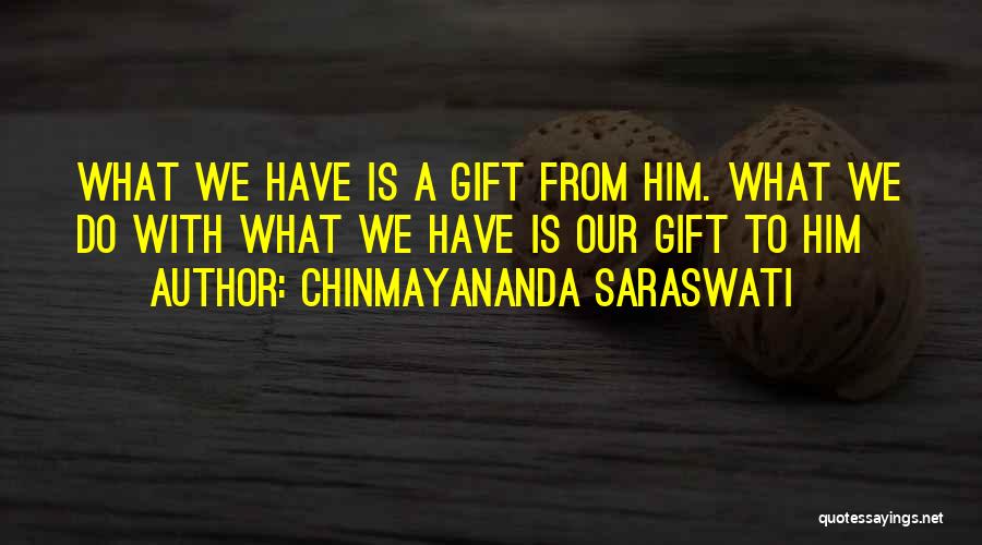 Chinmayananda Saraswati Quotes 1154997