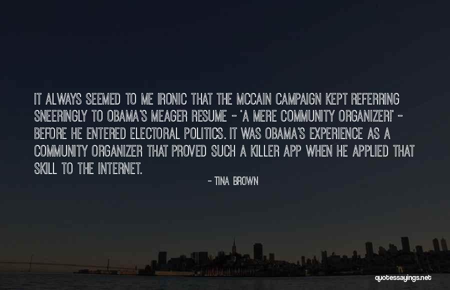 Chiodos Ferro Quotes By Tina Brown Chiodos Ferro Quotes By Tina Brown