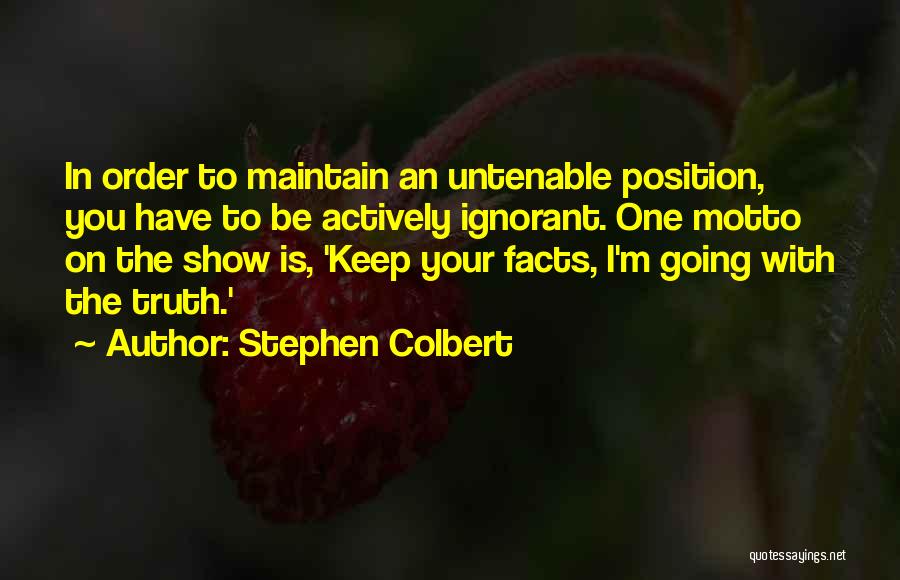 Chionchio Train Quotes By Stephen Colbert