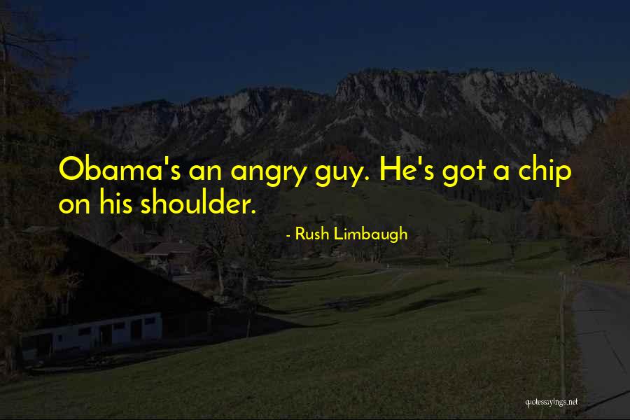 Chip On My Shoulder Quotes By Rush Limbaugh