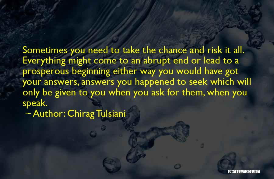 Chirag Tulsiani Quotes 1298025