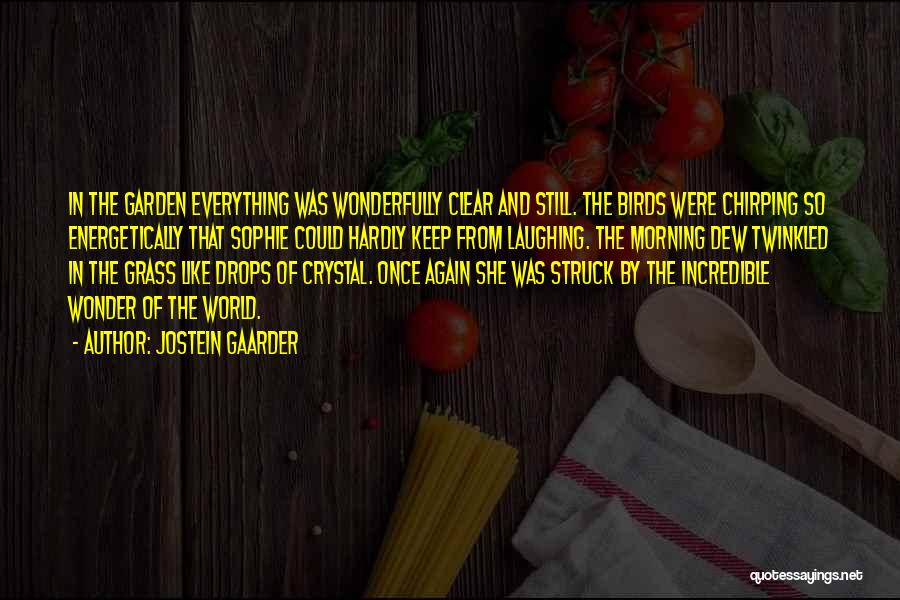 Chirping Birds Quotes By Jostein Gaarder