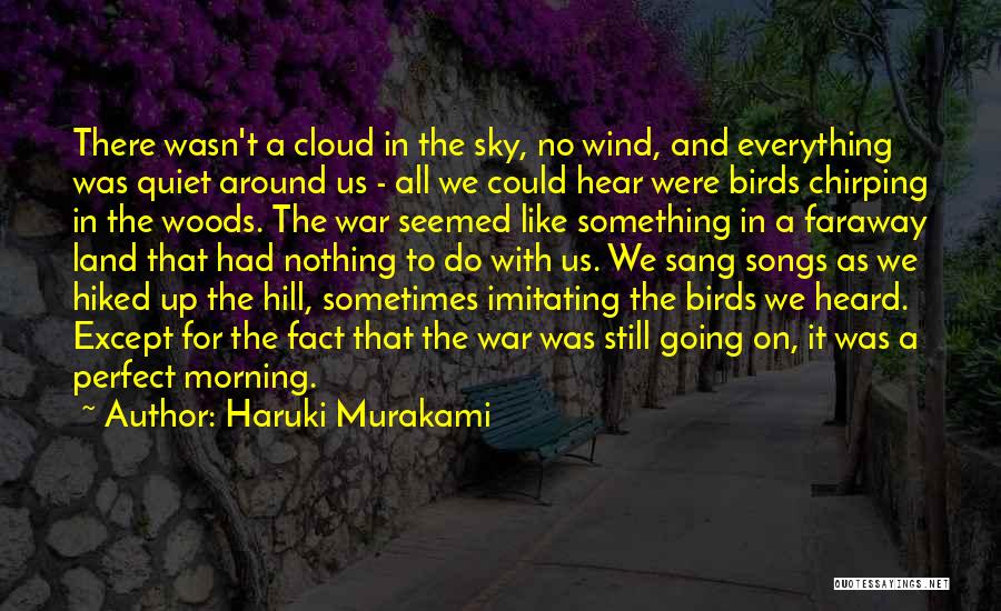 Chirping Quotes By Haruki Murakami