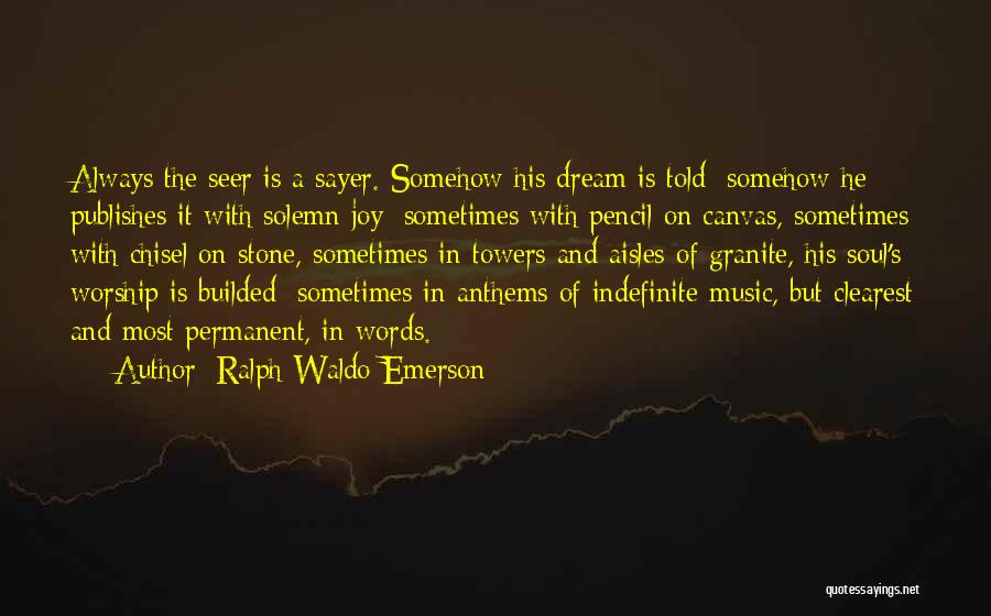 Chisel Quotes By Ralph Waldo Emerson