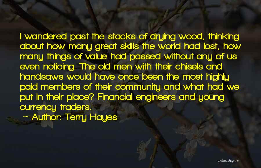 Chisels Quotes By Terry Hayes