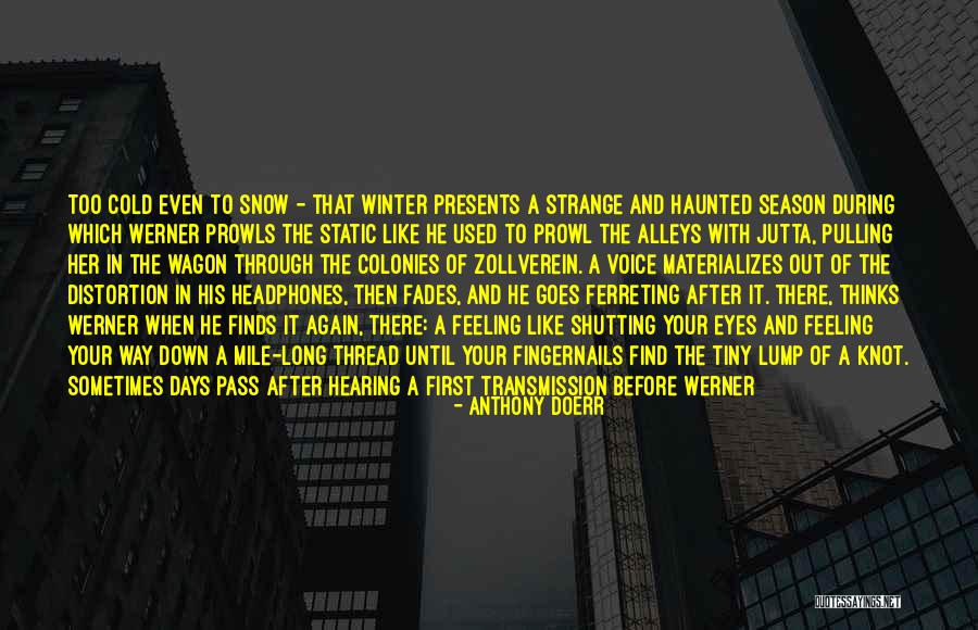 Chitra Devendran Quotes By Anthony Doerr Chitra Devendran Quotes By Anthony Doerr