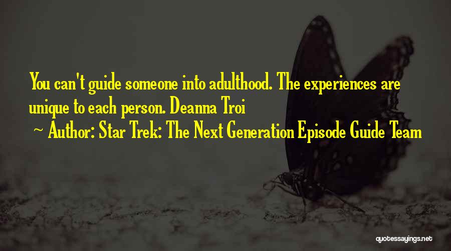 Chiunque Di Quotes By Star Trek: The Next Generation Episode Guide Team