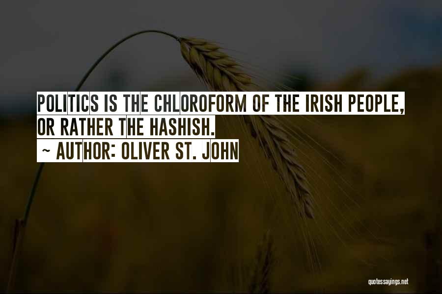 Chloroform Quotes By Oliver St. John