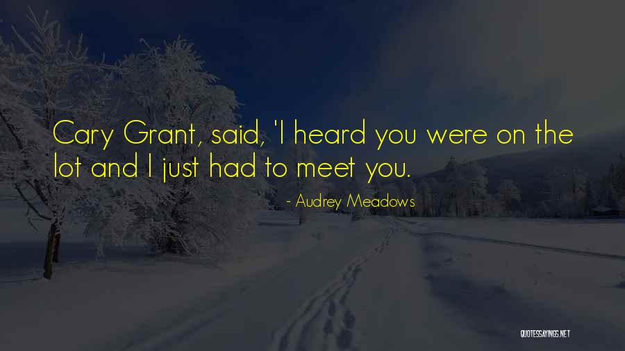 Chocantes In English Quotes By Audrey Meadows Chocantes In English Quotes By Audrey Meadows