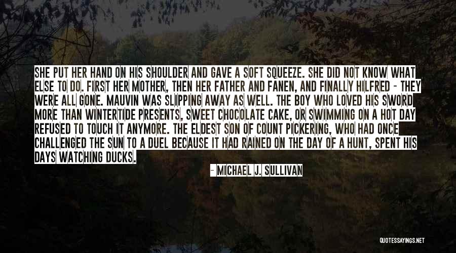 Chocolate And Cake Quotes By Michael J. Sullivan