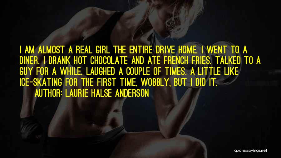 Chocolate And Girl Quotes By Laurie Halse Anderson