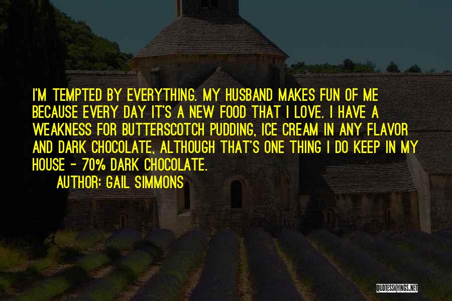 Chocolate And Ice Cream Quotes By Gail Simmons