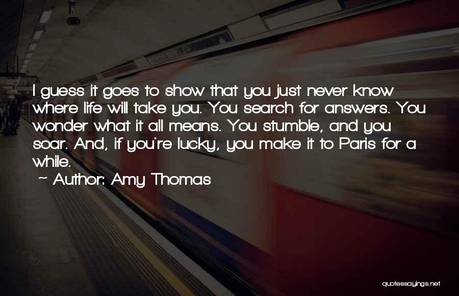 Chocolate And Life Quotes By Amy Thomas