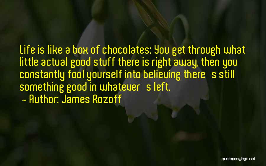 Chocolate And Life Quotes By James Rozoff