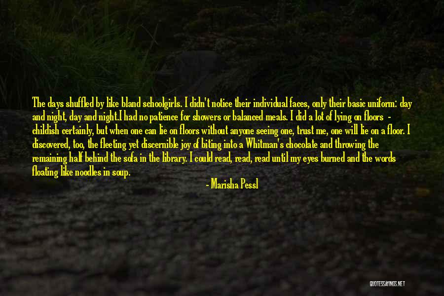 Chocolate Day Quotes By Marisha Pessl Chocolate Day Quotes By Marisha Pessl
