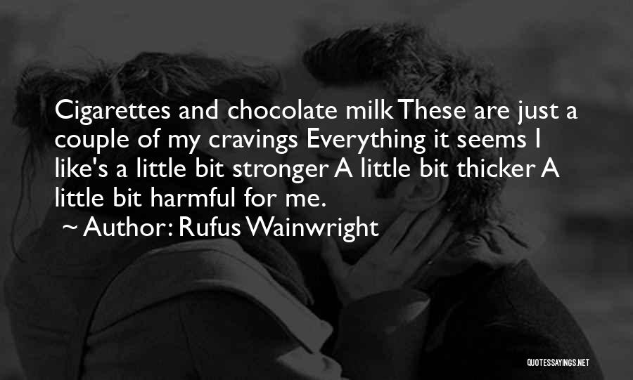 Chocolate Is The Best Quotes By Rufus Wainwright