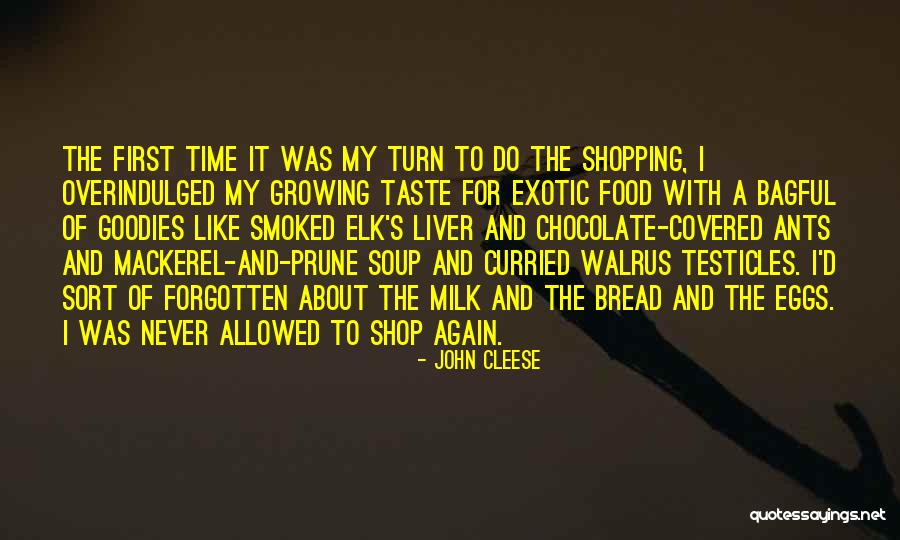 Chocolate Taste Quotes By John Cleese Chocolate Taste Quotes By John Cleese