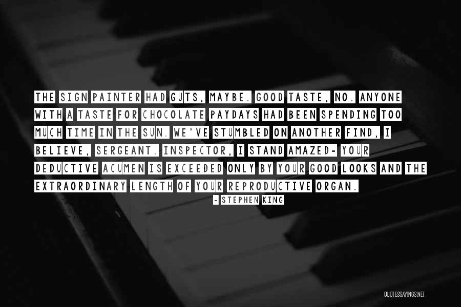 Chocolate Taste Quotes By Stephen King Chocolate Taste Quotes By Stephen King