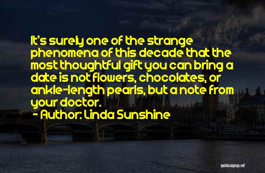 Chocolates Quotes By Linda Sunshine