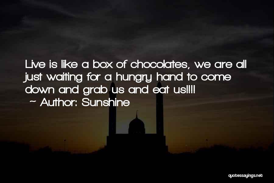 Chocolates Quotes By Sunshine