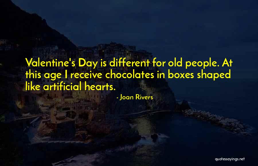 Chocolates Valentine Quotes By Joan Rivers