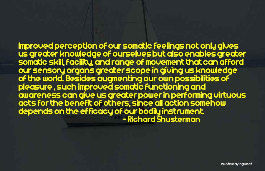 Choi Jeong Hwa Quotes By Richard Shusterman Choi Jeong Hwa Quotes By Richard Shusterman