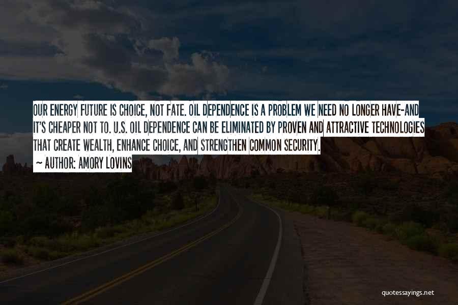 Choice And Fate Quotes By Amory Lovins