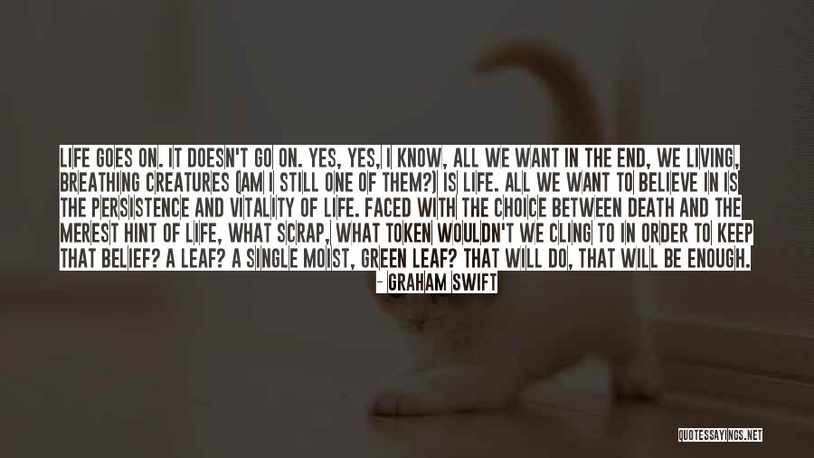 Choice And Life Quotes By Graham Swift