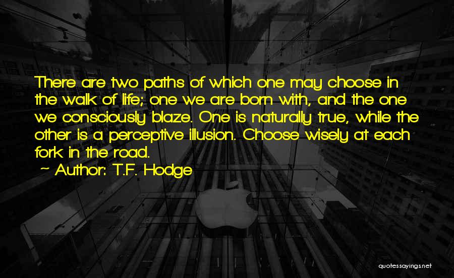 Choice And Life Quotes By T.F. Hodge
