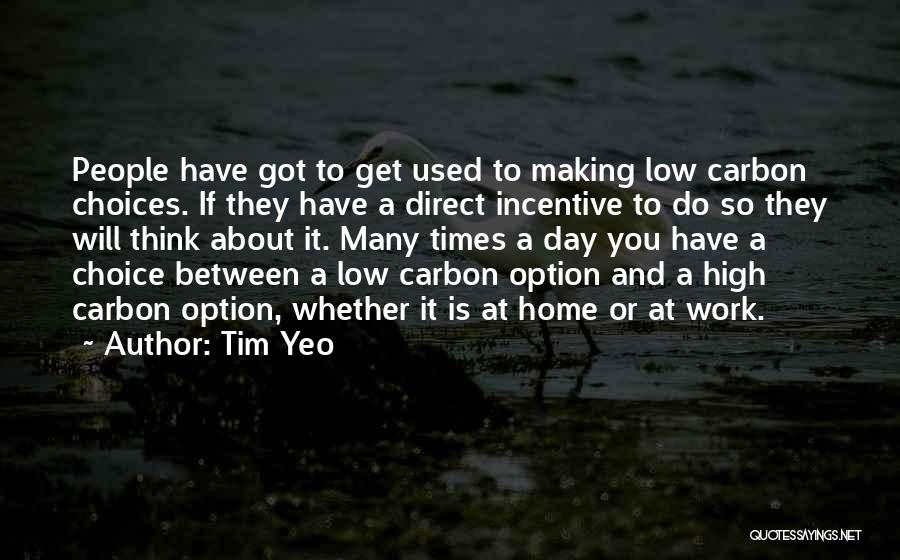 Choice And Option Quotes By Tim Yeo