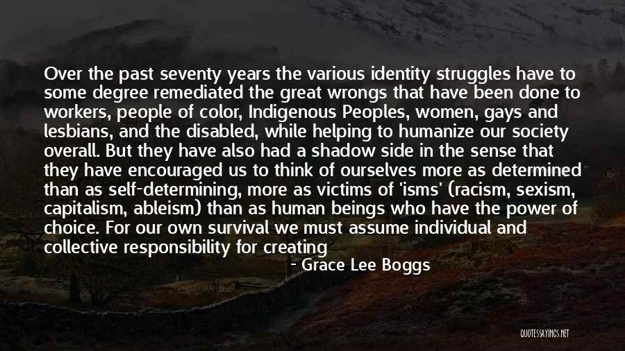 Choice And Power Quotes By Grace Lee Boggs