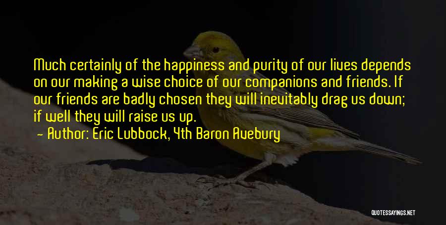 Choice Of Happiness Quotes By Eric Lubbock, 4th Baron Avebury