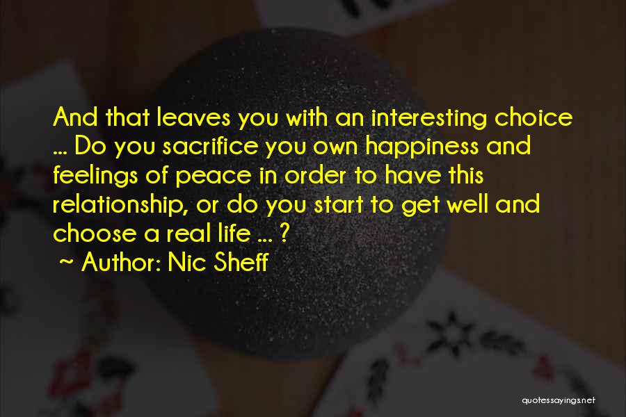 Choice Of Happiness Quotes By Nic Sheff