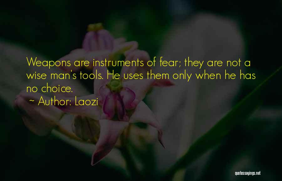 Choice Of Weapons Quotes By Laozi