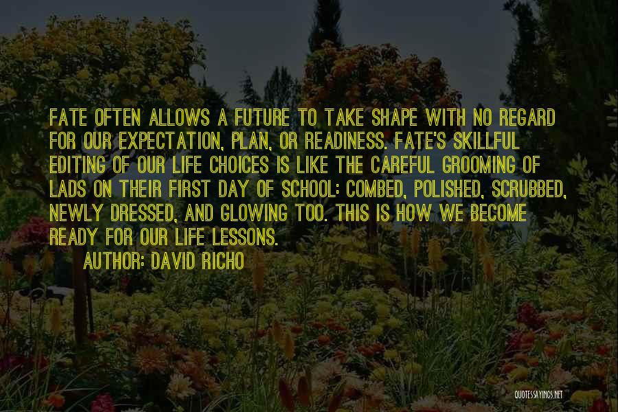 Choices And Fate Quotes By David Richo