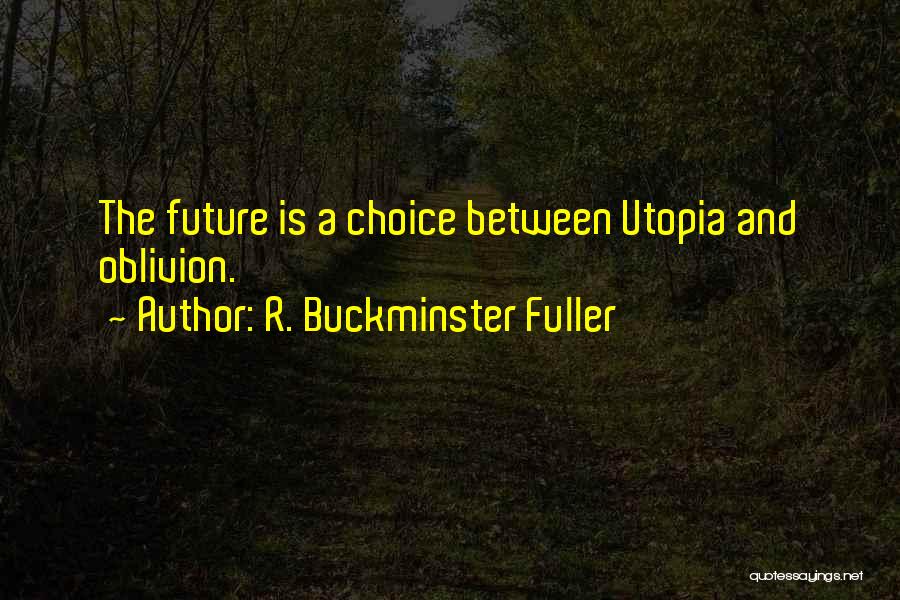 Choices And Future Quotes By R. Buckminster Fuller