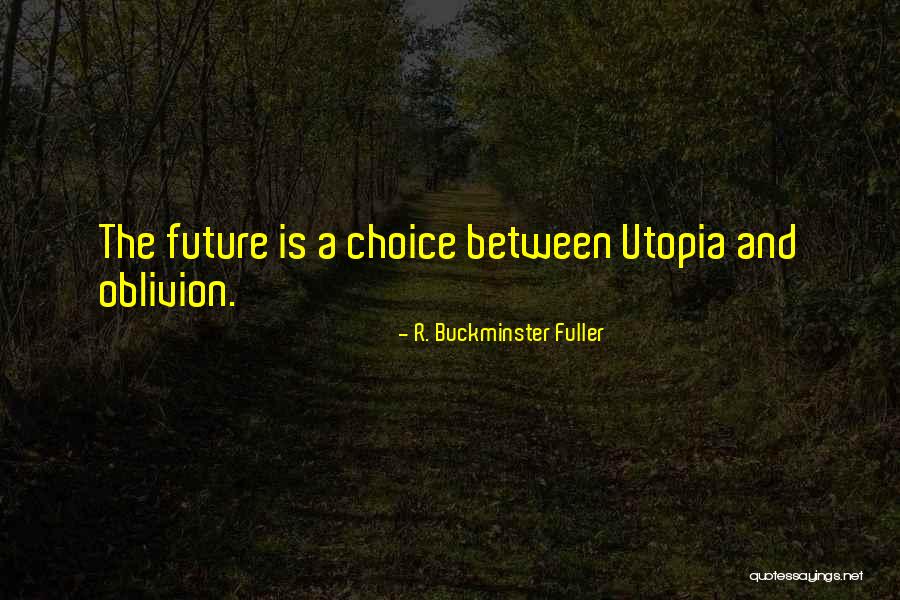 Choices And Future Quotes By R. Buckminster Fuller