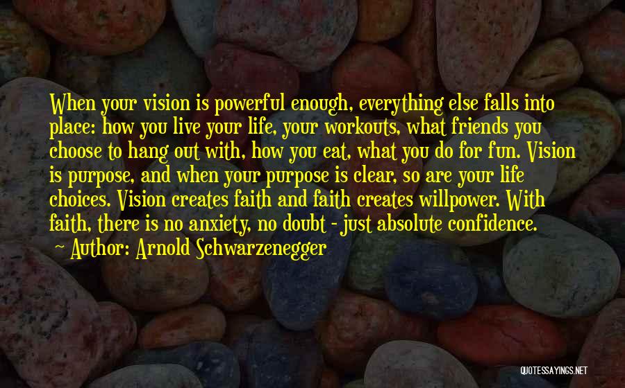 Choices For Life Quotes By Arnold Schwarzenegger